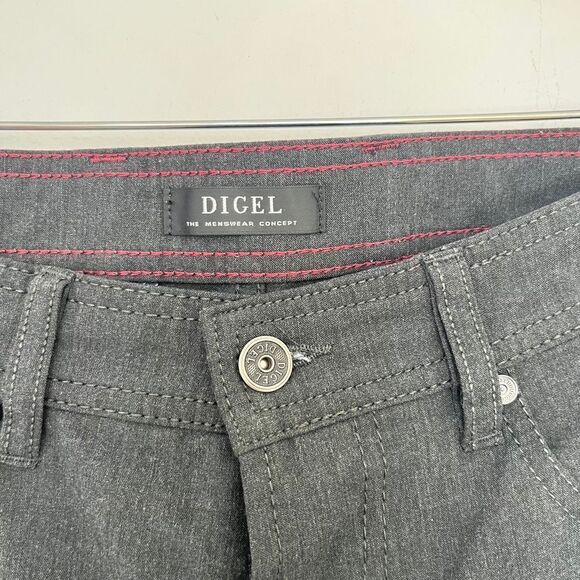 Digel Charcoal Gray "Lino Ceramica" Five Pocket Pant - Picture 7 of 10